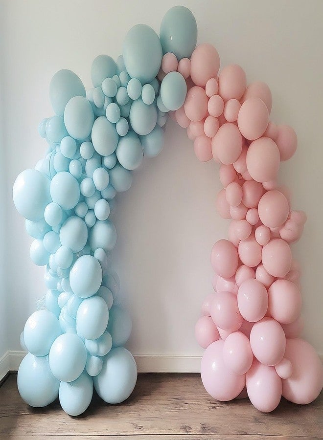 AMFIN (Pack of 50) Pastel Birthday Decoration Item Balloons - Blue & Pink - Image 4
